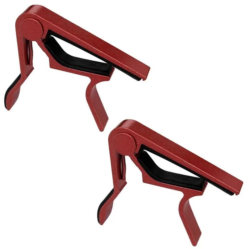 Guitar Capo for Acoustic and Electric Guitars Single Handed Capos Black