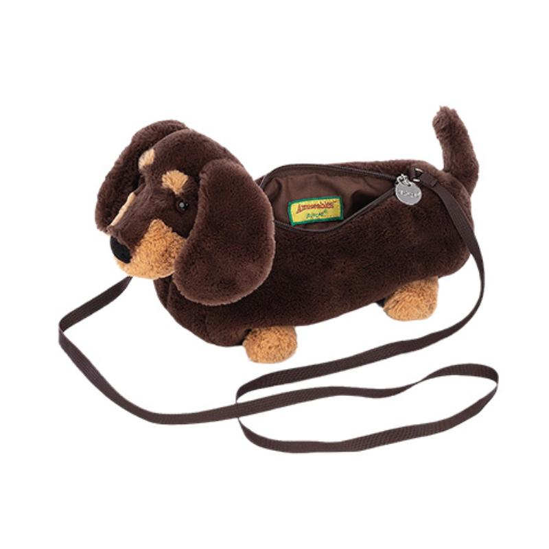 JELLYCAT Dog Series Otto Sausage Dog Backpack Doll Plush Doll 16cm Height