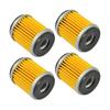 4Pcs Motorcycle Oil Filters For Yamaha CZD300 A X-Max 300 2017- MWD300 Tricity -