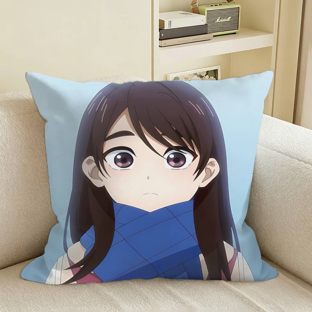 Manga Hananoi-kun to Koi no Yamai Square Sofa Pillow Cover Solid Color Living Room Home Decor Cushion Case