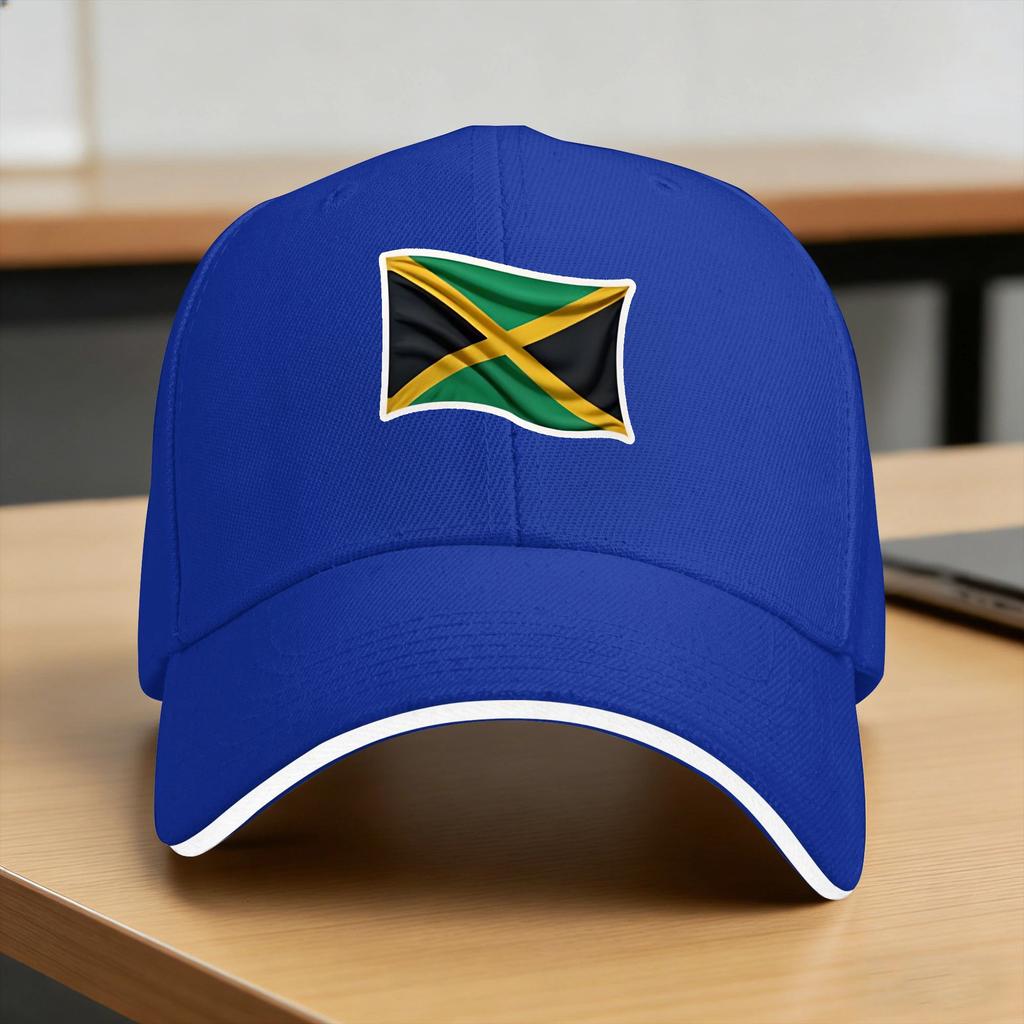 Jamaican Flag Casual Baseball Cap Jamaica Hunting Camping Trucker Hat Spring Sun Visor Unisex Adult Design Baseball Caps