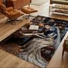 Corpse Bride Eternal Love In Graveyard Non-Slip Home Carpet Design for Office Decor Living Room Bedroom Gift