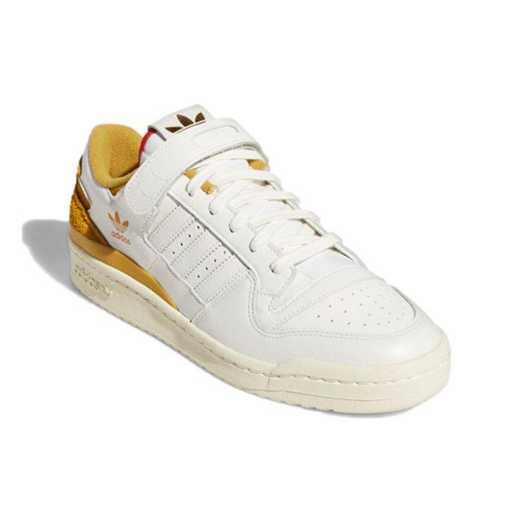 Adidas Forum 84 Low Cream White Victory Gold Unisex Sneakers Red GZ8961