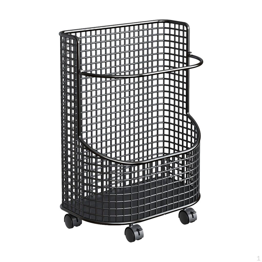 Mat Holder on Wheels, Organizer for Fitness Gear in Home Gym