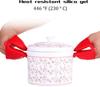 2Pcs Silicone Cooking Pinch Grips Oven Mitts Potholder Mini Oven Gloves For Kitchen Cooking Baking Air Fryers Microwaves Bbqs Quality