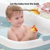 Baby Bath Toys, Children's Shower Electric Bath, Baby Bathroom Bath Bath Play Toys, Sealed Waterproof Little Yellow Duck 5-piece Set