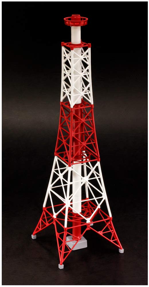 Biroul Primului Ministru Seria Zonă Industrială Coș de Fum Înălțime Totală 280mm Model din Plastic PP081 Aprox.. Non-scale