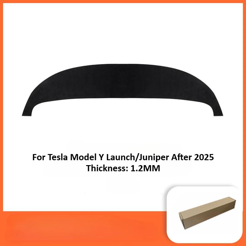 For Tesla Model Y Juniper 2025 Model 3Suede Dashboard Cover Pad Sunshade Protector Anti-UV Dash Mat Sun-shading Non-slip Pads