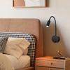 3W Modern Adjustable LED Headboard Reading Lamp Hotel Flexible Goose Neck Bedside Reading Light on off Switch Wall Lamp