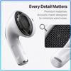 AirPods 4 Gen Wireless Headphones Built-in Microphone Noise Reduction Sports Waterproof Long Playtime Earbuds