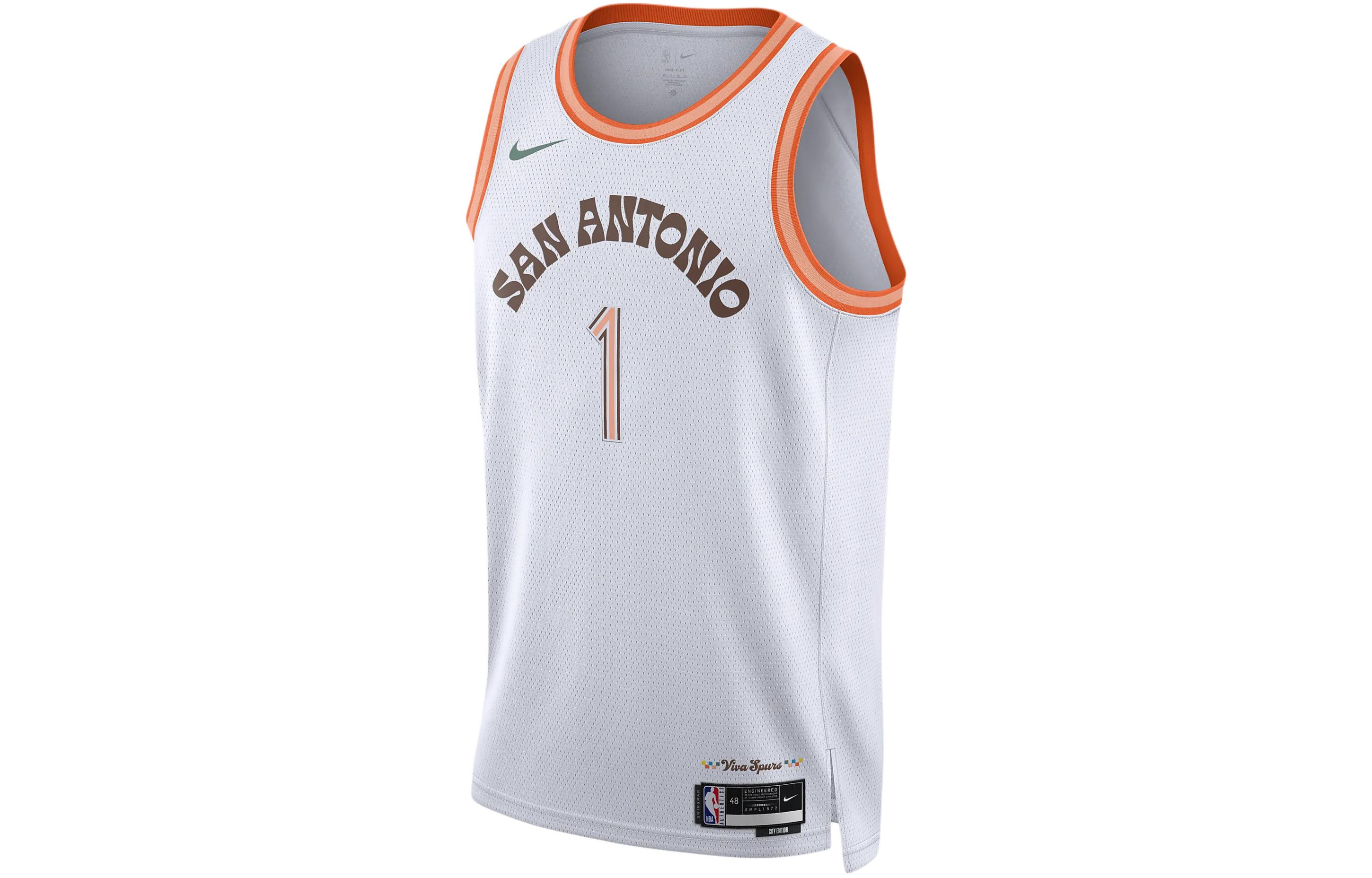 Nike Dri Fit NBA Jersey Tank Top Men s White DX8519-102 S