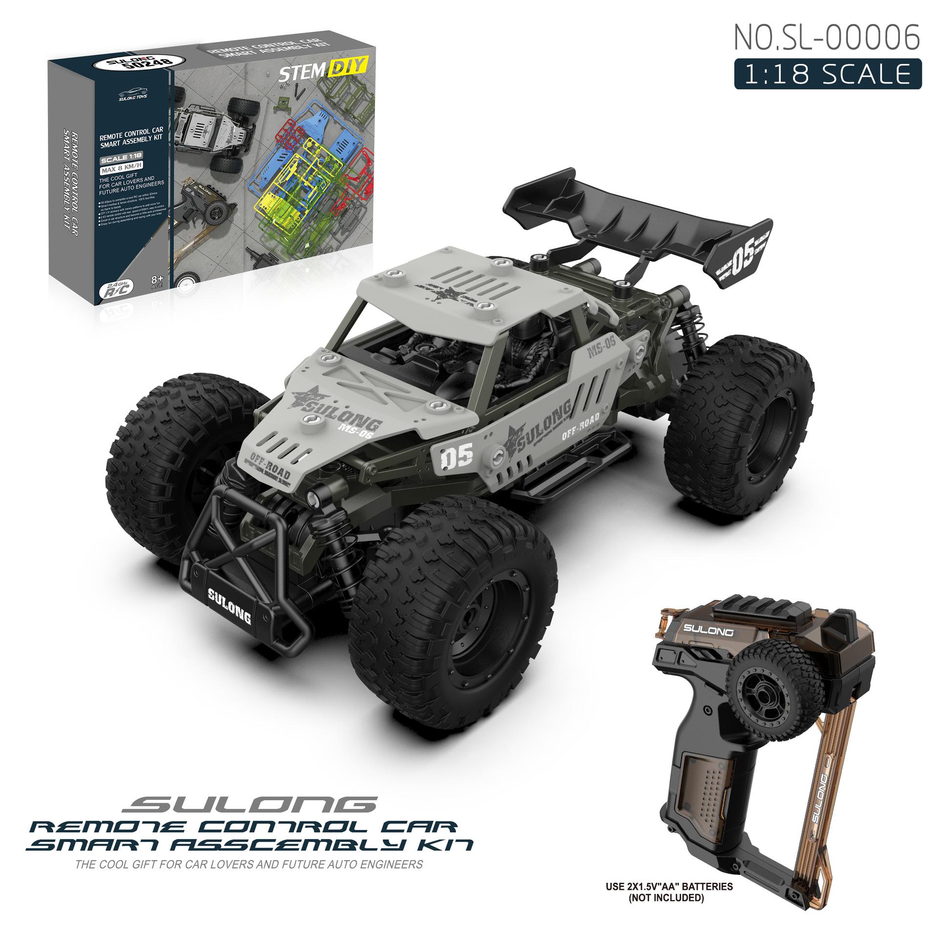 1:18 3 в 1 головоломка DIY набор дистанционного управления внедорожники автомобиль — фото 8