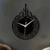 Islamic Eid Wall Clock Silent for Time Clocks for Home Kids Room Bedroom Office Cafe Decoration Hanging Silence Dropshipping