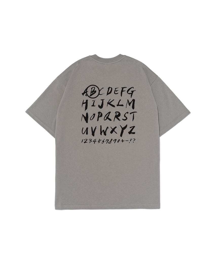 BLACK BRIAR Bb Typo T-Shirt (Gray)