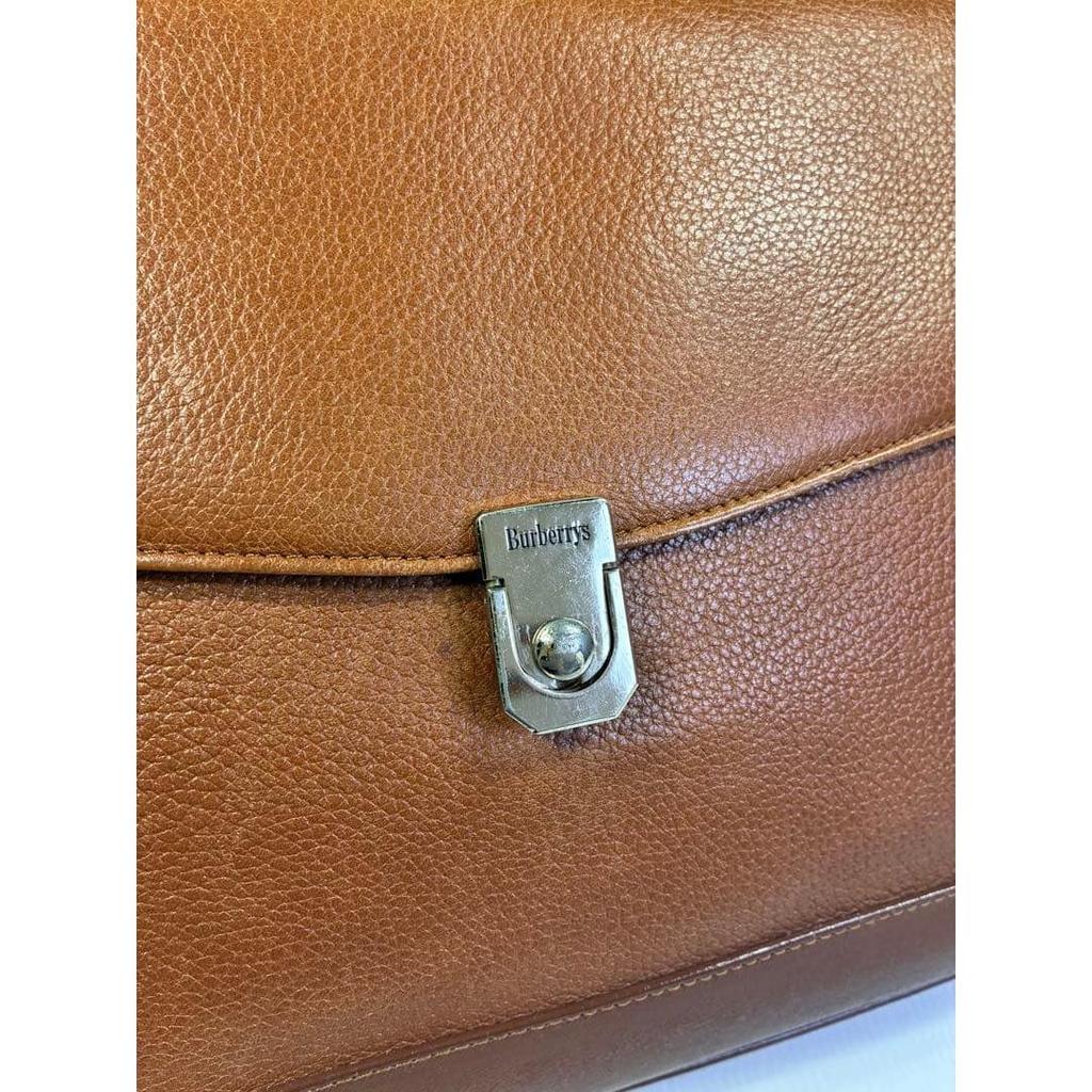 Used Burberrys Vintage 2-Way Leather Briefcase