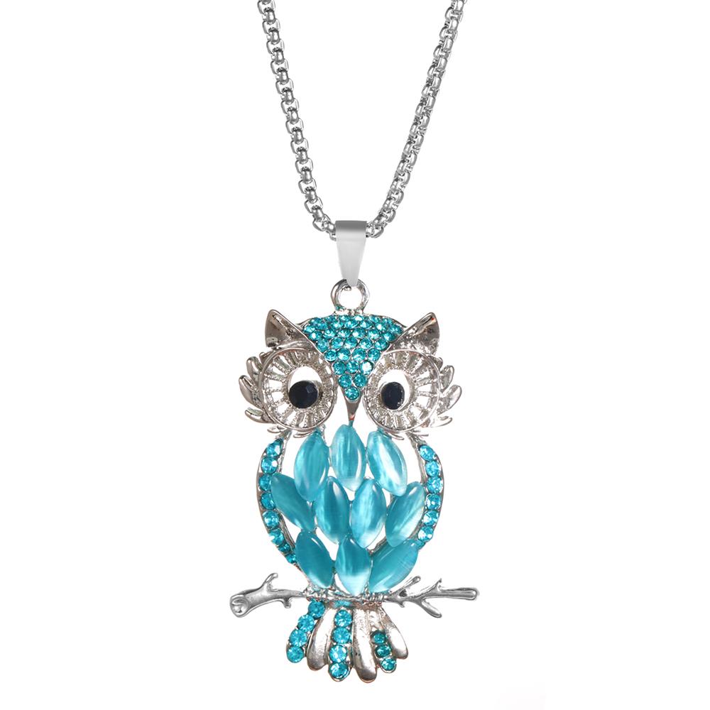 New Rhinestone Elephant Pendant High Quality Stainless Steel Chain Women's Street Style Accessories Fashion Necklace Jewelry