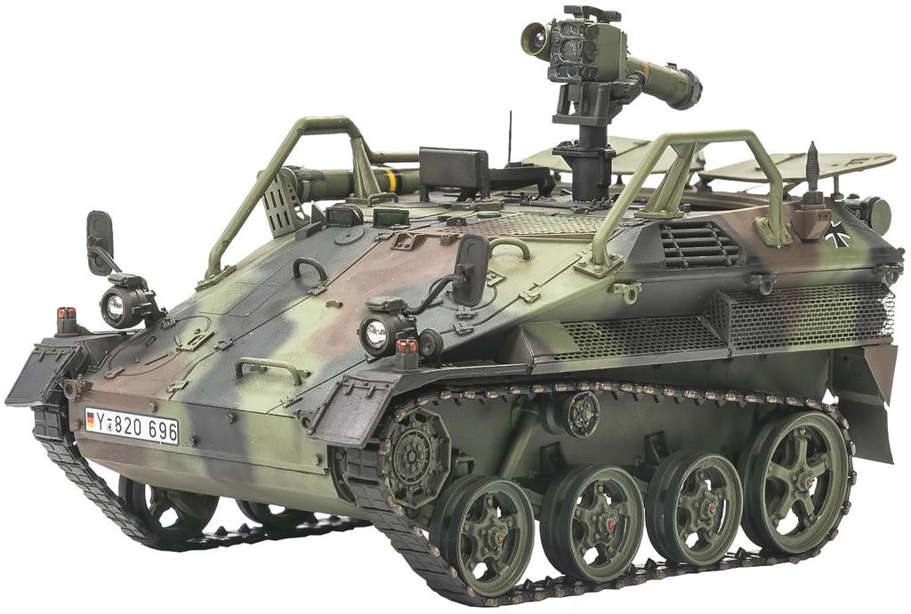 AFV Club - Modernizovaný model německého výsadkového bojového vozidla Wiesel 1 vybaveného raketou MELLS, plastový model FV35352 v měřítku 1/35. (Bojové vozidlo)