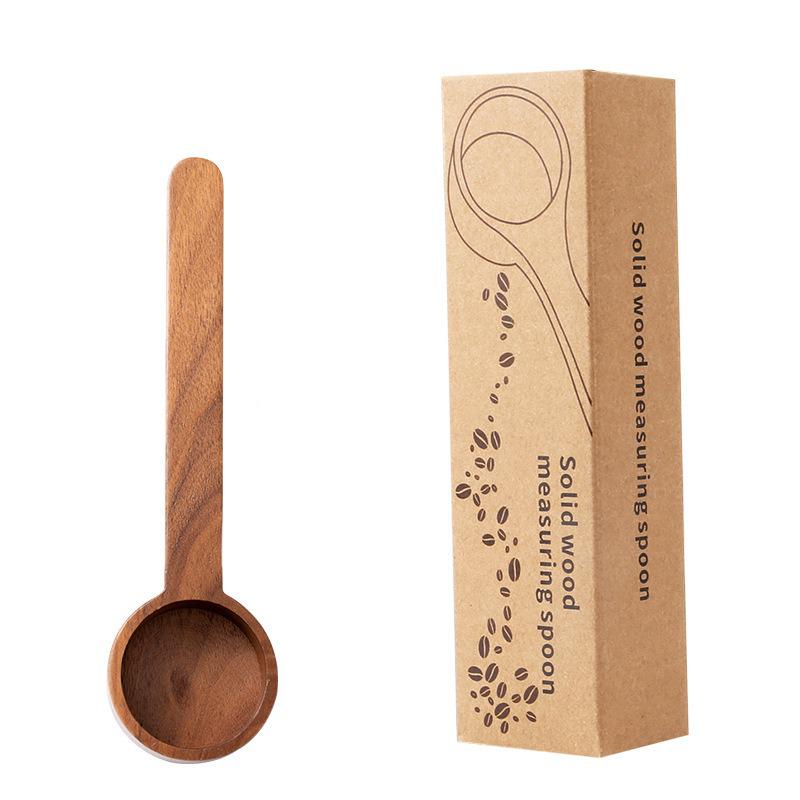 Coffee Bean Spoon Wood Spoon Several Spoons Coffee Powder Milk Powder Gram Weight Quantitative Spoon Gram Spoon Measuring Spoon