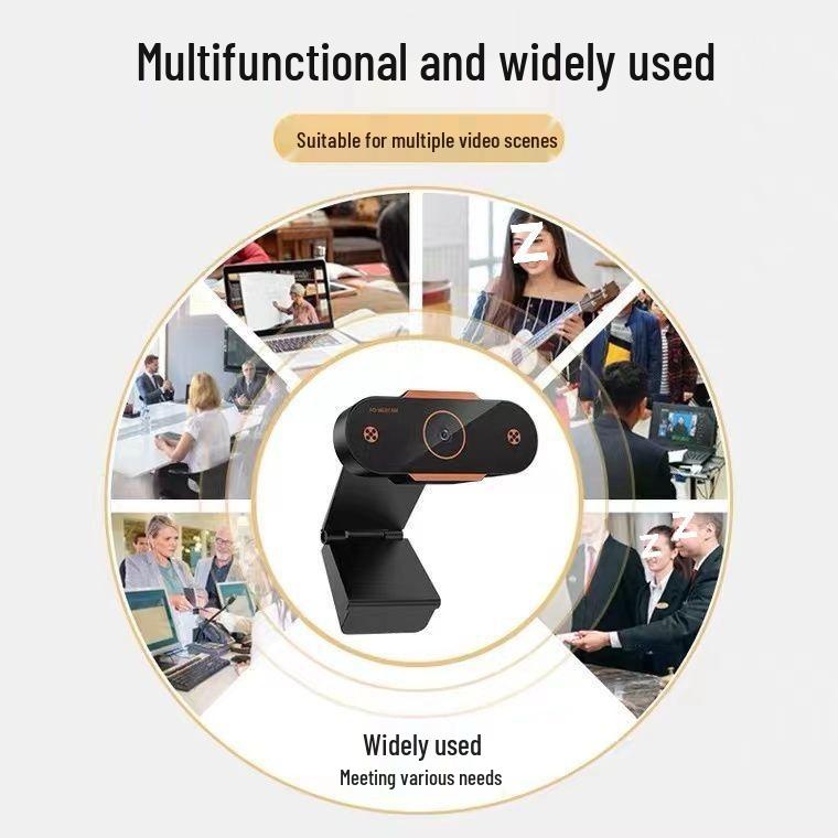4K USB Streaming Camera with Microphone for Desktop and Laptop