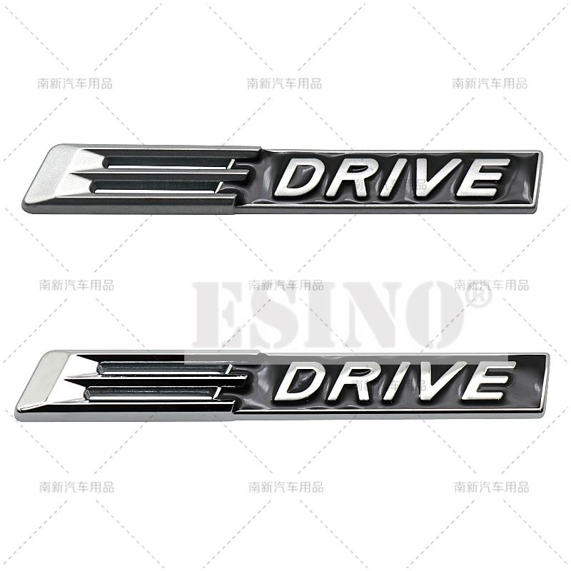 Car Styling 3D Metal Rear Trunk Emblem S Drive X Drive E Drive Badge Adhesive Emblem for BMW X1 X2 X3 X5 X6 X7 i3 i4 i7 iX iX3