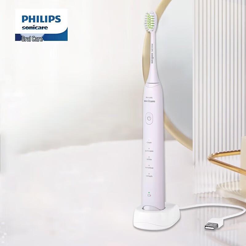 

Philips HX2471/02 Sonic Electric Toothbrush, Stunning Purple