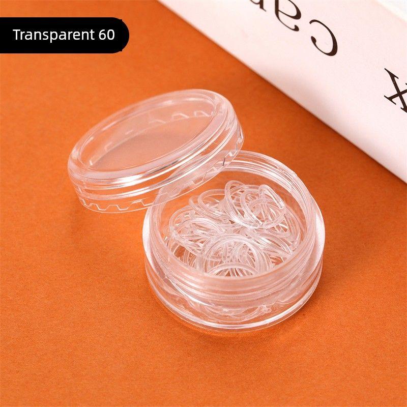 

Resin Ear Trap Ear Hole Transparent Ear Studs Female Earrings Ear Bone Ring Sleep No Need to Take off Ear Hole Anti-Blocking Needle Anti-Allergy [Transparent 60] Send storage box