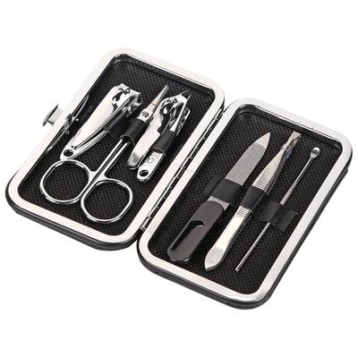 6Pcs Manicure Set Nail Scissors Cutter Clippers Set Fingernail Toenail Pedicure Tool
