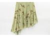 2025 Spring Women's Backless Print Draped Collar Spaghetti Strap Midi Dress