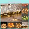Festive 2m 20led Hanging Christmas Lights Snowflake And Candy Cane Design