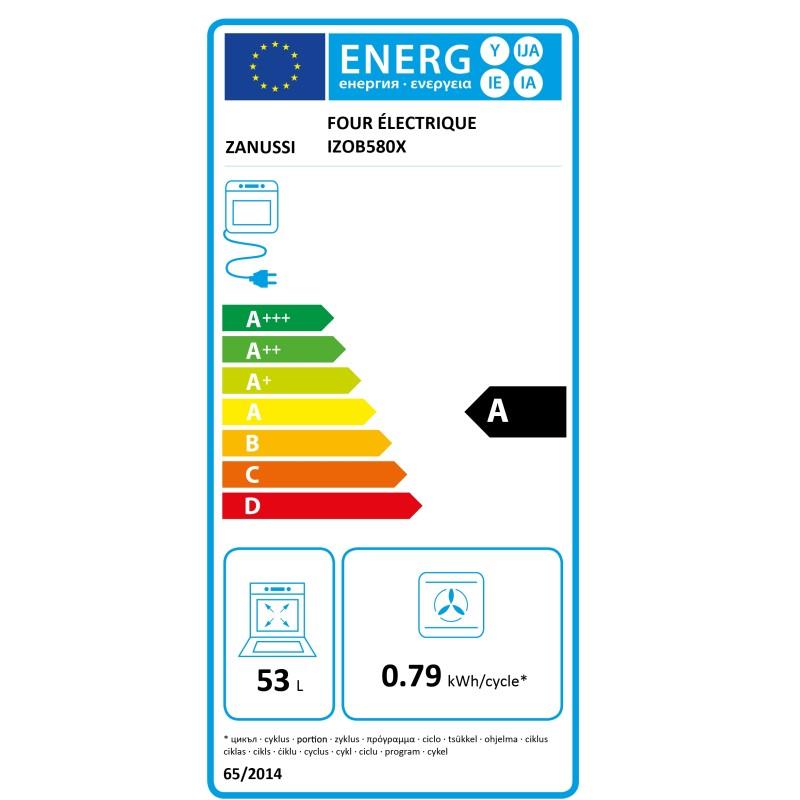 Built-in Oven 53l 2500w Izob580x Zanussi