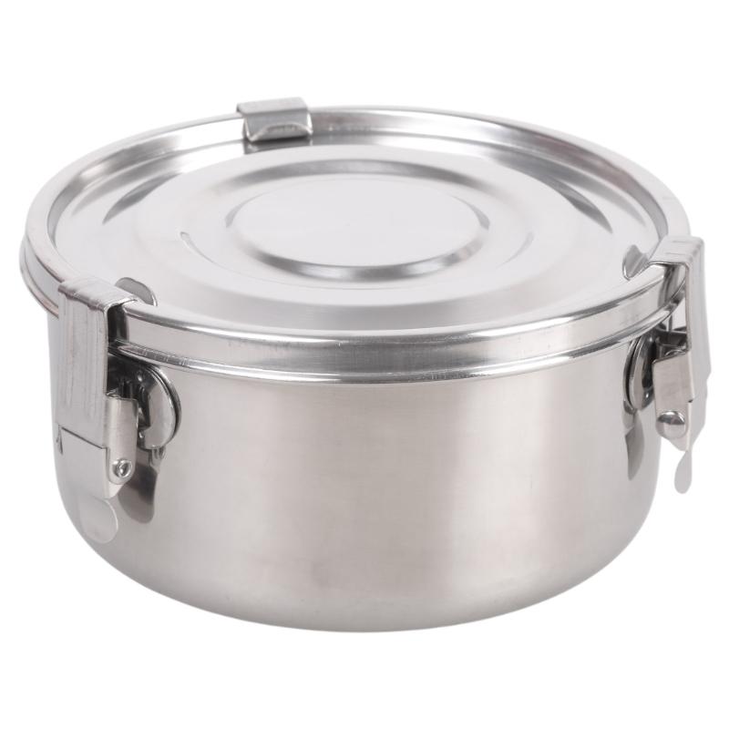 Practical Sturdy Stainless Steel Picnics Box Portable Accessory for Enthusiasts and Office Supplies Lunches Storage 1170₽