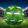 Minecraft Print Size 5 Soccer Ball, PU Wear Resistant Football for Match Training and Daily Practice, Birthday Gift for Soccer Fans