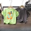 Summer Children's Simple T-shirt Boys' Outerwear Girls' Breathable Children's Top