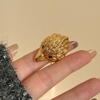 Punk Exaggerated Ring Cool Chunky Ring Creative Eagle Shape Ring  Decoration