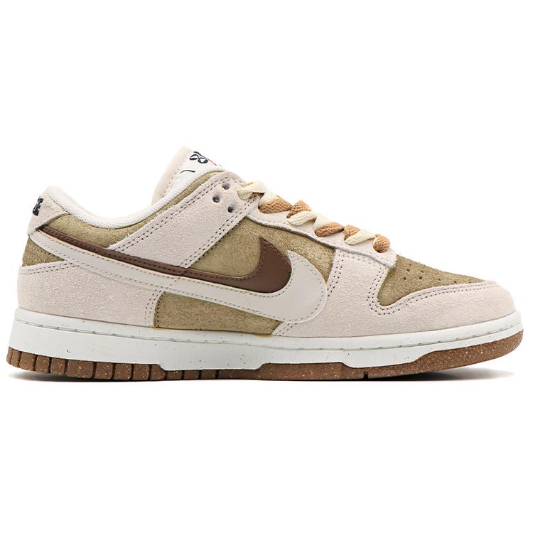 Nike Dunk Low SE '85' Low top Skateboard Shoes Women's Brown White DO9457-100 (Team17-QD)