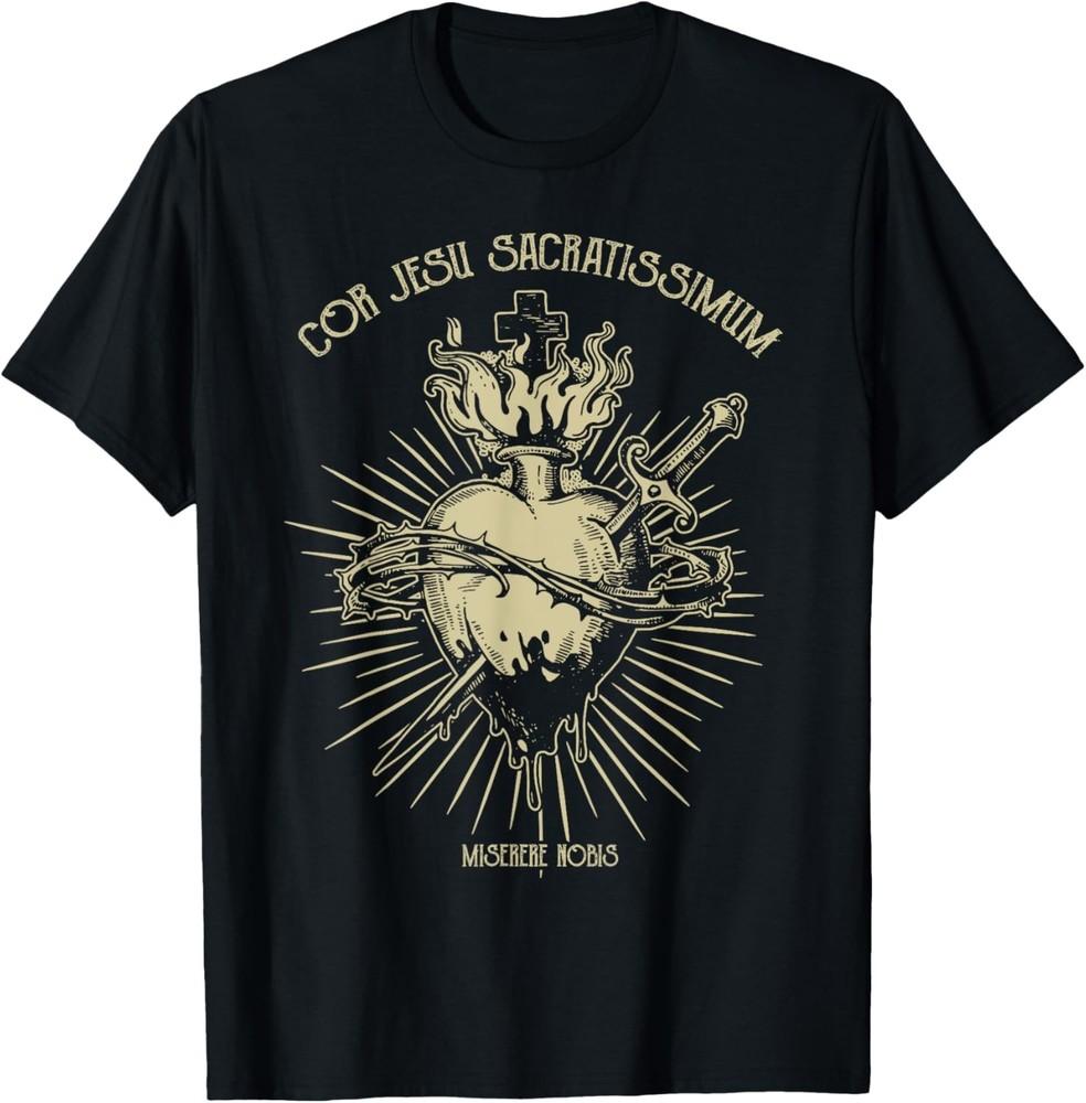 

Sacred Heart Of Jesus Christian Catholic Devotion T-Shirt Unisex T-Shirt XXXXL