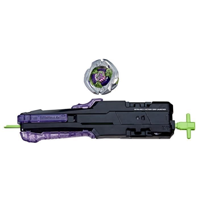 Beyblade X, Набор с пусковым устройством Victory и волчком атакующего типа с правым вращением, боевые волчки, от 8 лет