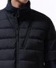 Musinsa Standard [City Leisure] Round Neck Short Sleeve Light Down Jacket [Navy]