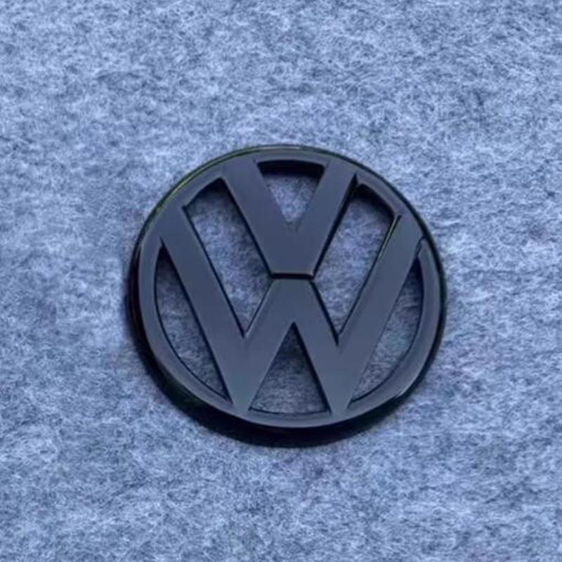 2026 Hot For Volkswagen VW 1pcs Gloss Black Replacement 135mm Front Grill Emblem or 110mm Rear Trunk Lid Badge for Volkswagen Go
