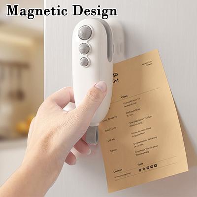 USB Charging Mini Sealing Machine Handheld Plastic Bag Sealing Machine 2In1 Heat Sealer Machine for Snacks Fruit Spices Bags