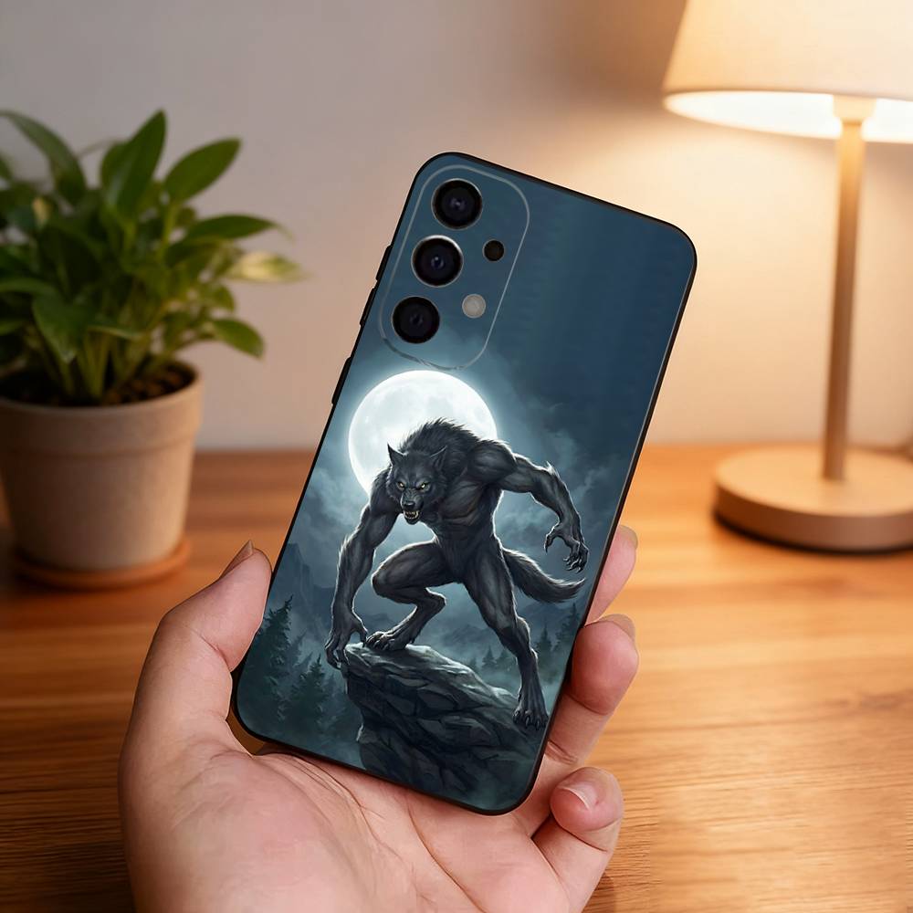 

Alpha Sigma Wolf Cool Phone Case For Samsung S26,S25,S24,S21,S22,S23,S30,Ultra,S20,Plus,Fe,Lite,5G Black Cover Samsung S21 s305G