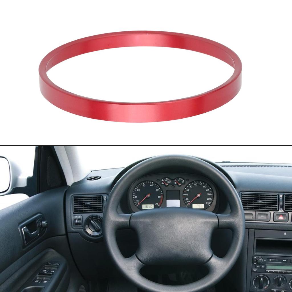 Aesthetic Appeal Aluminum Alloy Headlight Switch Trim Ring Compatible With