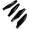 4Pcs Glossy Black Roof Rack Rail End Cover Cap For Toyota Prado 2010-2018