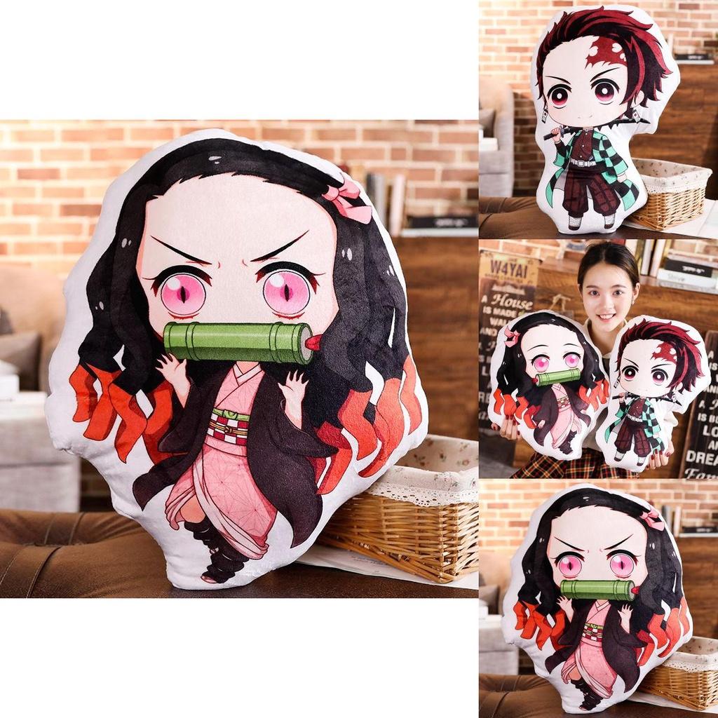 Weiches Plüschkissen von Anime Demon Slayer Kimetsu No Yaiba Kamado Nezuko für Kinder