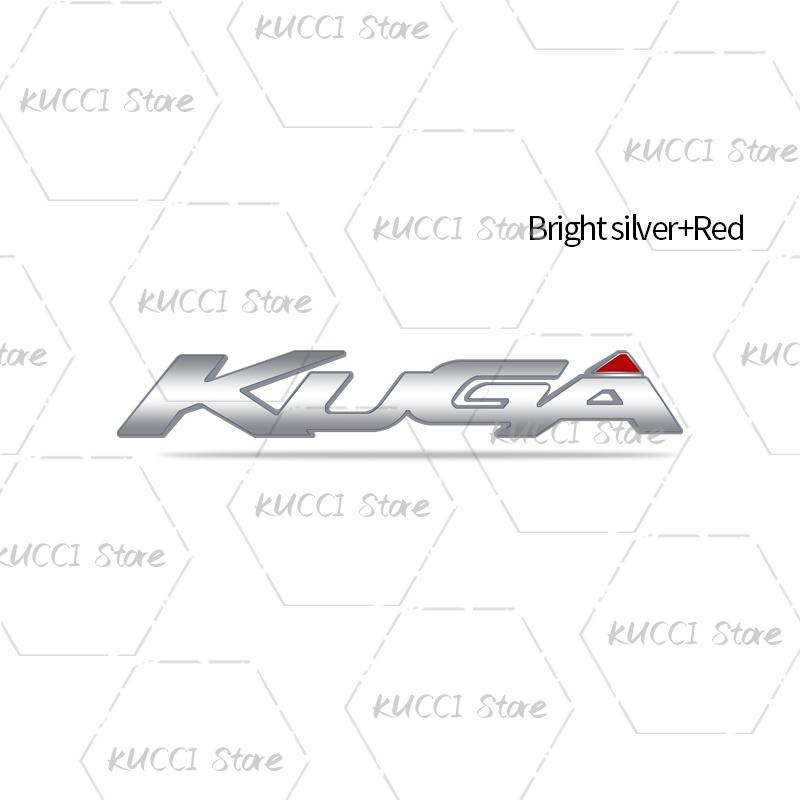 3D Car Sticker For Kuga Logo Lettering MK2 MK3 MK5 MK4 Hybrid Metal Emblem Badge Decals Decorative Accessories
