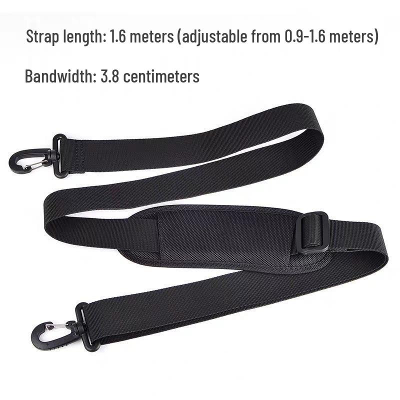 Adjustable Nylon Shoulder Strap with Non-Slip Pad for Laptop Bags and Backpacks - Universal Fit.