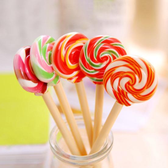 Ballpoint Pen Cute Candy-Shaped Writing Tool for Students Smooth Ink Pen Fun School Supply Creative Gift for