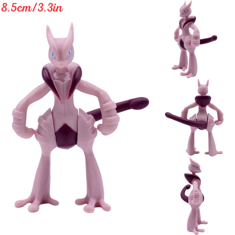 Pokemon Figure Toys Mega Charizard X Y Lugia Dialga Palkia Zekrom PVC Figurine Aggron Treecko Chespin Greninja Model Dolls Gifts