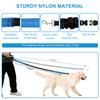 Dog Leash With Pouch Reflective Retractable Adjustable Portable Running Waist Bag Belt Pet Bungee Leash Strap Traction Rope