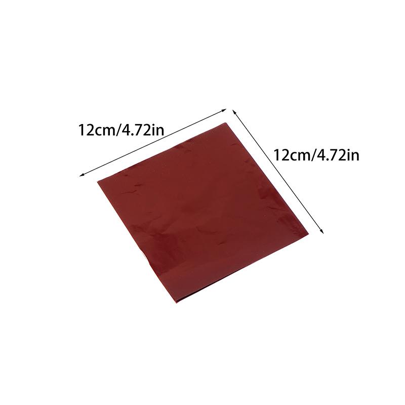 100 ks Kávové hliníkové fólie Obalový papír Svatba Balení čokolády Gripové papírové listy Svatba Párty Balení cukroví